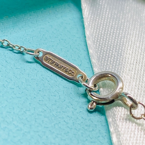 Return to Tiffany Double mini heart tag necklace 925AG  16” - Picture 7 of 7